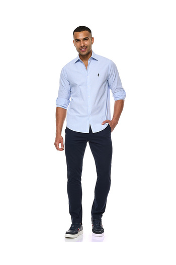 R&B Light Blue MCF-LS-SHIRT-S-XXL