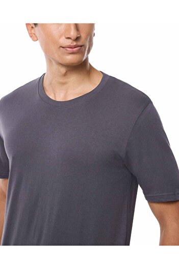 R&B Stone Grey MCB-CREW NECK TEES -S-XXXL