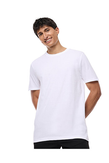 R&B White MCB-CREW NECK TEES -S-XXXL