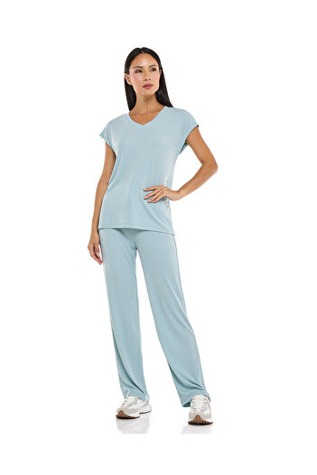 R&B Dusty Mint WSL SINGLE KNIT BTM 8-18