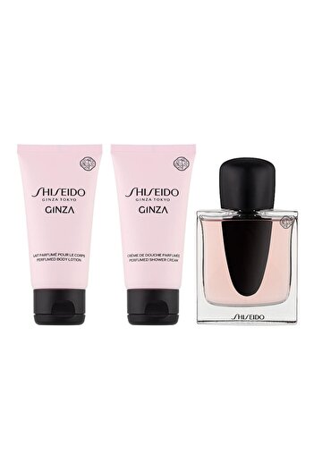 Shiseido Ginza Eau de Parfum Gift Set-Eau de Parfum+Scented Body Lotion+Scented Hand Cream
