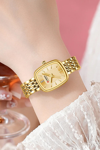 Curren 9093 Women's Wrist Watch with Steel Clip Band