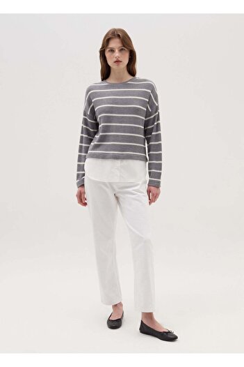 Ovs Long-Sleeved T-Shirt With Micro Waffle Weave