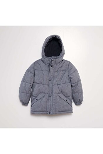 KIABI Mid-length quilted padded jacket GREY