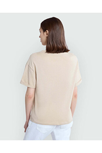Ovs Woman Boxy Summer Sand Tee