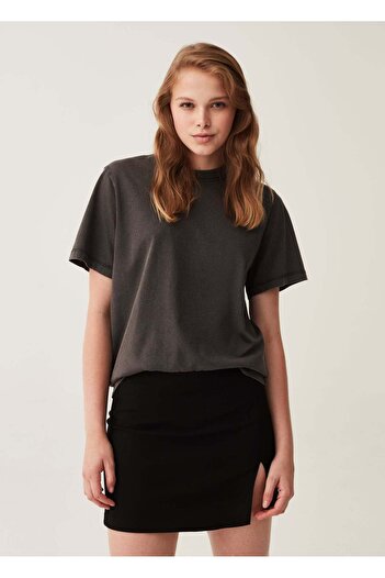 Ovs Cotton T-Shirt With Round Neck