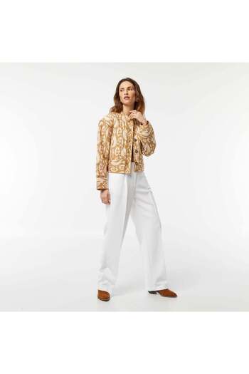 KIABI Printed quilted jacket BEIGE