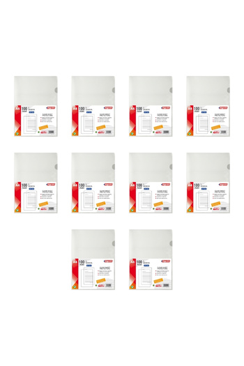 Bigpoint L File, 10 Pieces, Standard 90 Micron, 100'S, Easy Archiving