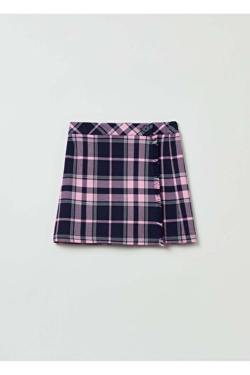 Ovs Girls Checked Wrap Skirt