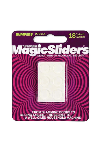 Magic Sliders 18-Piece Self Adhesive Low Profile Round Bumpers 1/2 Inch