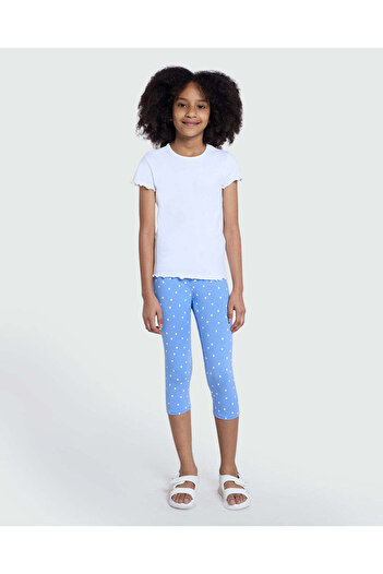 Ovs Girls’ Leggings In Cornflower Blue