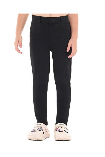 R&B Black GIRLS KNIT BOTTOM 2-8Y