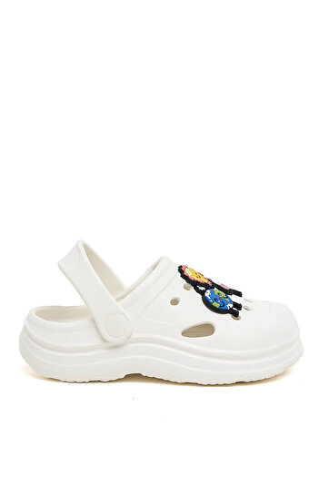 R&B Ivory KIDS GIRLS CLOGS 26-31