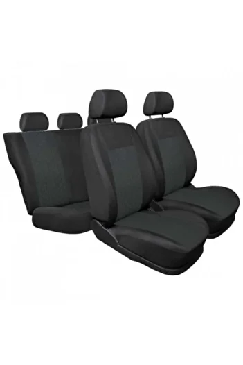 DELUXETUNING Set huse auto pentru scaune compatibile Dacia Logan 2 MCV 2012-2020, 5 locuri, material textil