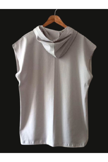 MUTLUGYM Fitness Sleeveless Hooded Athlete Sweatshirt