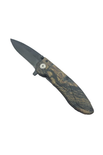 dalimag Manual Opening Knife, Military Model, Belt Strap, Anti-Slip Handle, Steel, 20 cm,