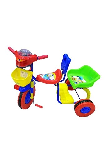 rexa Comfortable & Colorful Three-Wheeler Bike – With Extra Seat & Backrest | Fun & Stable Ride for Kids