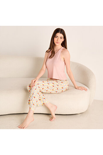 FAV Checked Pyjamas with Elasticated Waistband