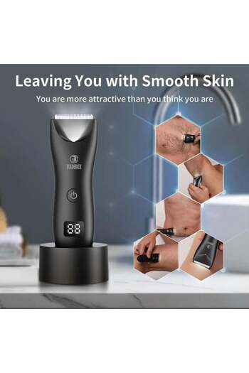 Denx Electric Shaver for Sensitive Areas and Full Body - Safe, Waterproof, and Professional