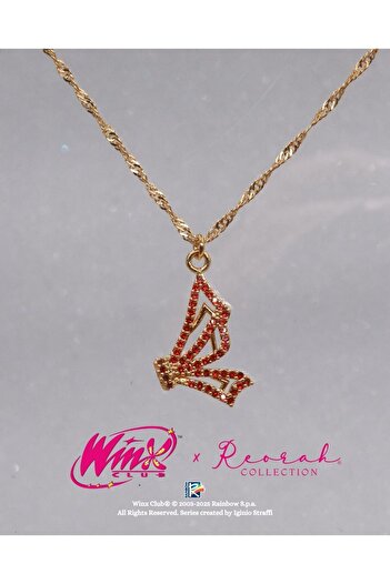 Reorah Collection Winx Club® Musa Enchantix Wings Mıknatıslı Arkadaşlık Kolyesi