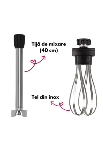 Fimar Mixer profesional de mana cu tel si tija, 400W