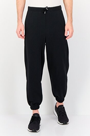 adidas Women Sportswear Fit Embroidered Logo Outdoor Sweatpants, Black