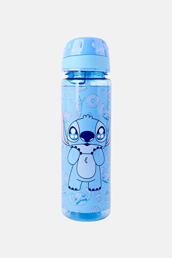 Disney Plastic Stitch Cutie Pie Water Bottle 750 ml, Blue