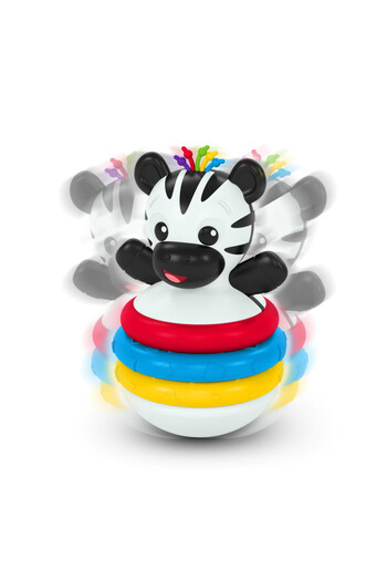 Baby Einstein Stack & Wobble Zen Teether Toy, 3 - 36 months