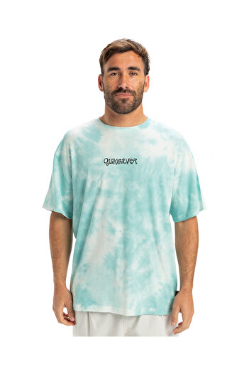 Quiksilver Standard Fit T-Shirt Soft Textured Colorful Round Neck T-Shirt