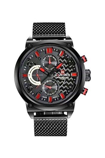 Naviforce Men's Water-Resistant Analog Watch – NF9068S – 24 cm Band – Stylish & Durable Timepiece