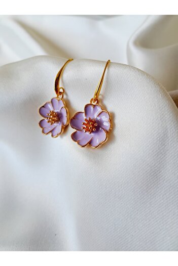 Minnoş Dükkan Flower Design Earrings