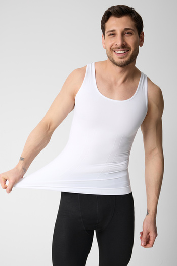 Shopynar Men's Athlete Corset Waist Chest Belly Tightening Firming Seamless Corset That Helps Maintain Upright Posture