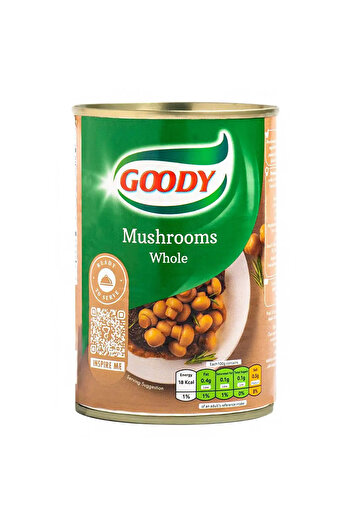Goody Mushrooms Whole, 400g