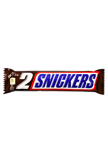 Snickers Chocolate, 2 × 37.5 g