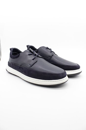 İmza 100% Leather Laced Casual Shoes 1033250117