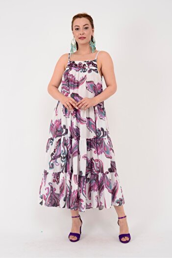 Park Moda AN10613 ΦΟΡΕΜΑ ΚΡΕΜΑΣΜΕΝΟ ΜΕ ΚΕΝΤΗΜΕΝΟ ΧΑΝΤΡΕΣ