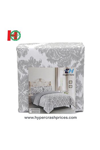 ELEGANT HOME Wooded quilt set 3 pieces