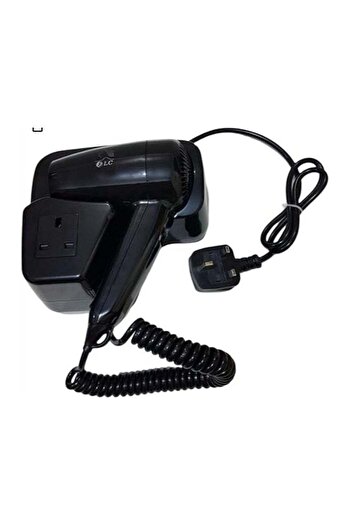 Generic DLC Hair Dryer 1200W 60/50Hz Wall-mountable Easy to Use (Black)