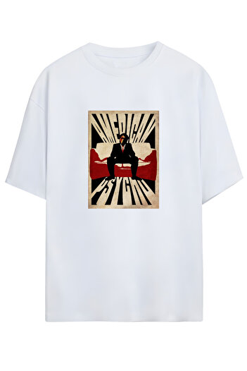 SVART WEAR American Psycho Horror Comedy Unisex Cotton T-Shirt