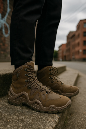 URBANMOTION Men's Outdoor Short Tactical Boots - Waterproof, Lightweight, Anti-Slip Sole