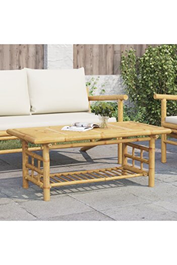 vidaxl Coffee Table 110x55x45 cm Bamboo
