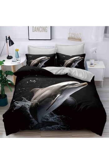 CHIRASO CHIRASO 3D Bedding Set, 4 pieces, ELASTIC Sheet 180x200+25cm, Duvet Cover 200x230cm, 2 Pillowcases