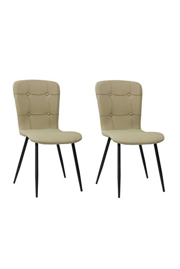 ARTA DOOR Set of 2 Luca Eco-Leather Chairs