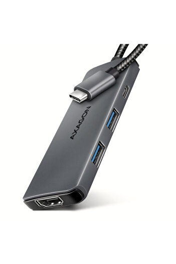 Axagon Hub USB-C 5 în 1 8K de 5 Gbps | HMC-5H8K