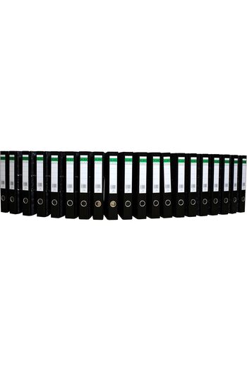 Alba RADO Box File (8cm, Pack of 50, Black)