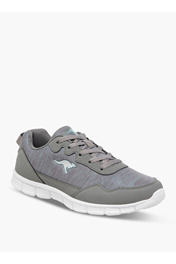 Kangaroos Women's Logo Embroidered Sports Shoes with Lace-Up Closure