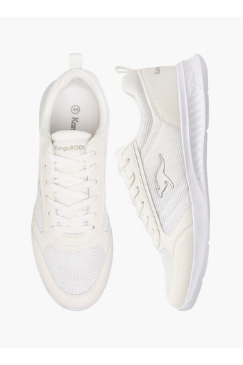 Kangaroos Men's Textured Sports Shoes with Lace-Up Closure