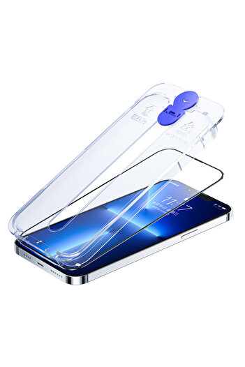 Joyroom Szkło hartowane do iPhone 14 Plus z zestawem montażowym przezroczysty Knight