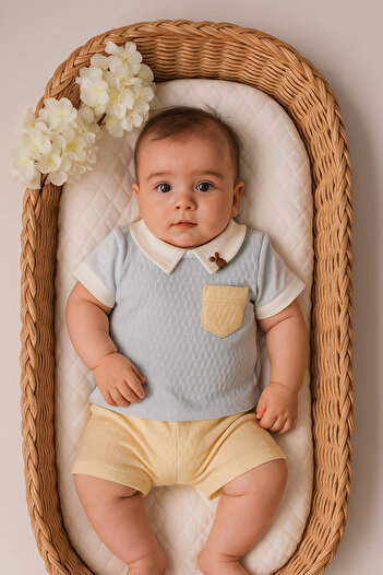 Carmin Baby Baby Boy Double Suit