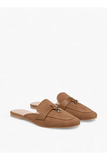 Flora Bella by Shoexpress Flora Bella Metal Accent Slip-On Mules